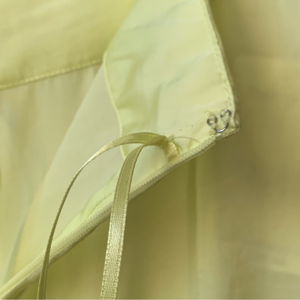 NWT Free People Lola asymmetrical skirt slit in Lemon Electric size 4 - Picture 6 of 13